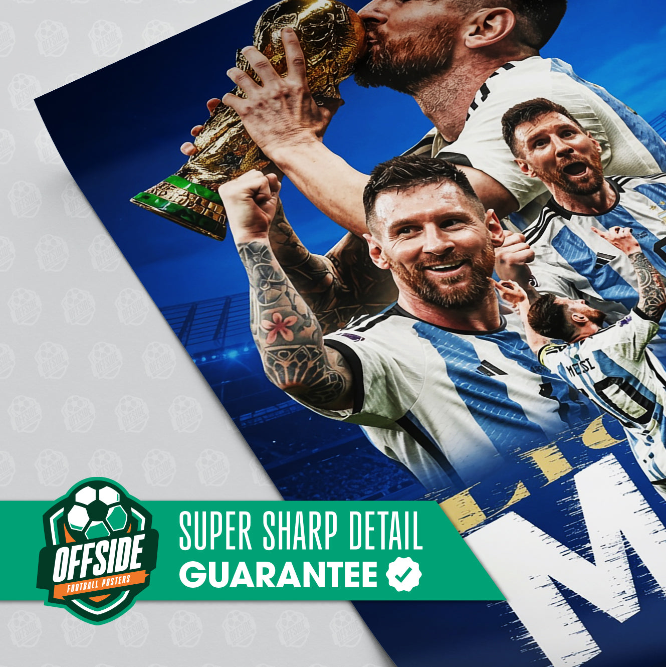 Lionel Messi 'World Cup Champion' Poster - Image 3
