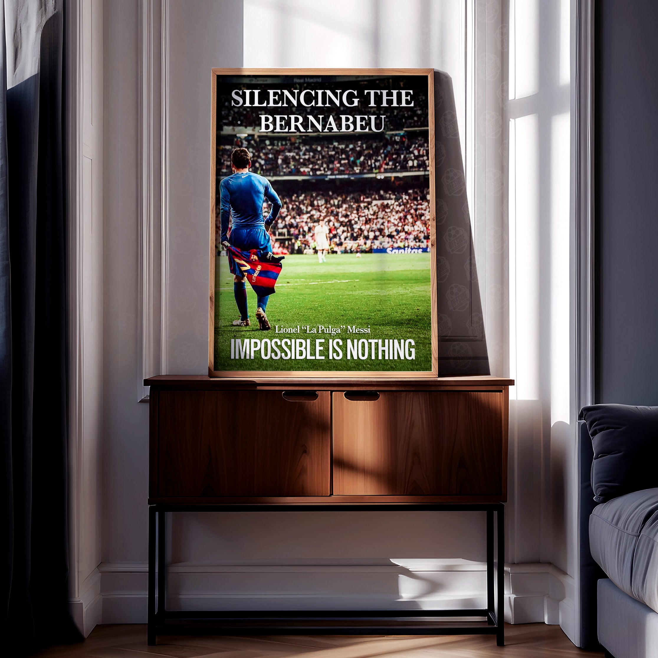 Lionel Messi 'Silencing The Bernabeu' Poster - Image 2