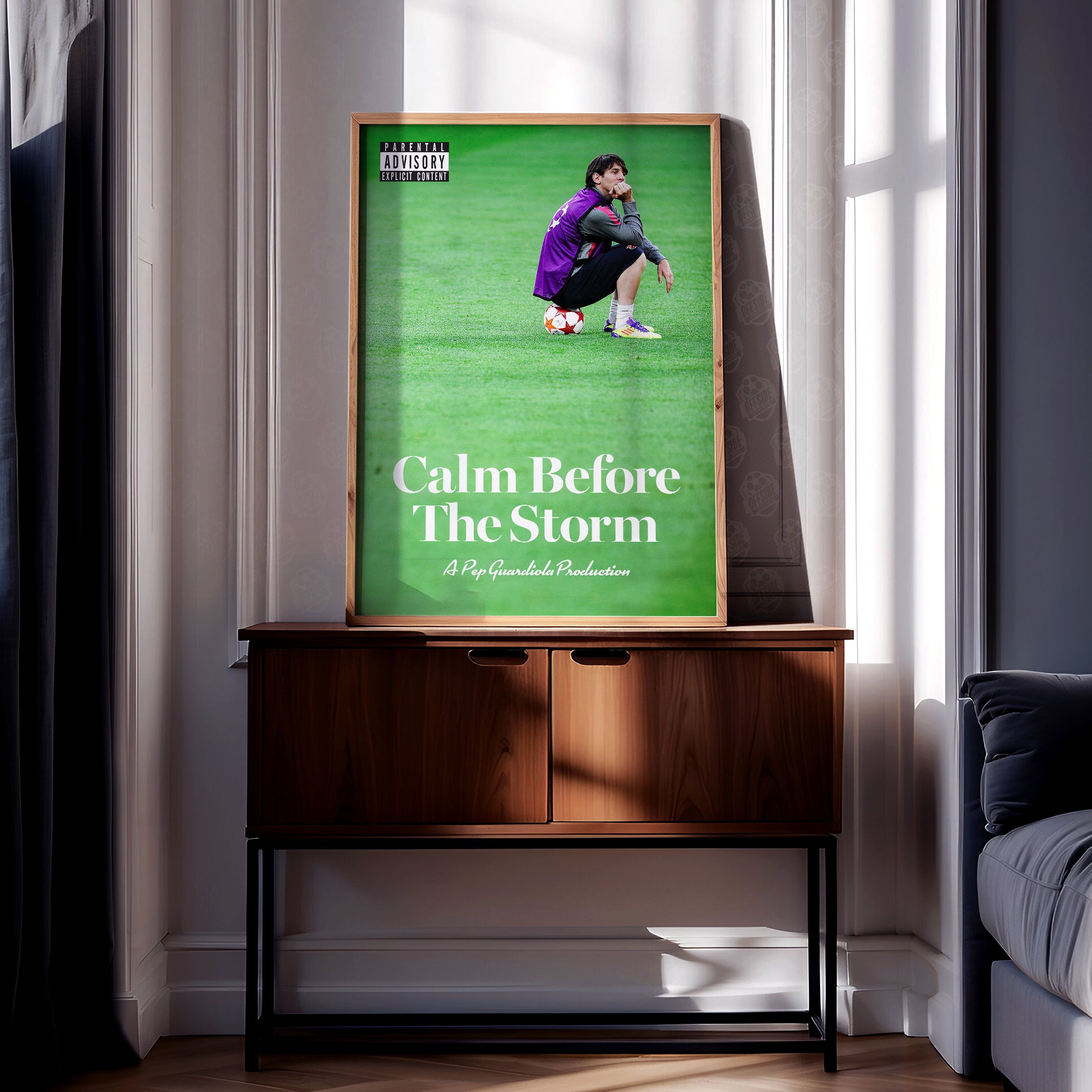 Lionel Messi 'Calm Before The Storm' Poster - Image 2