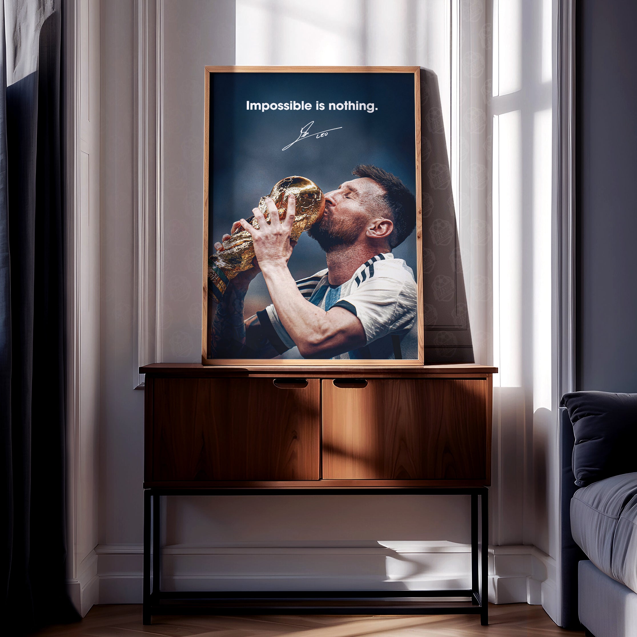 Lionel Messi 'Impossible Is Nothing' Poster - Image 2