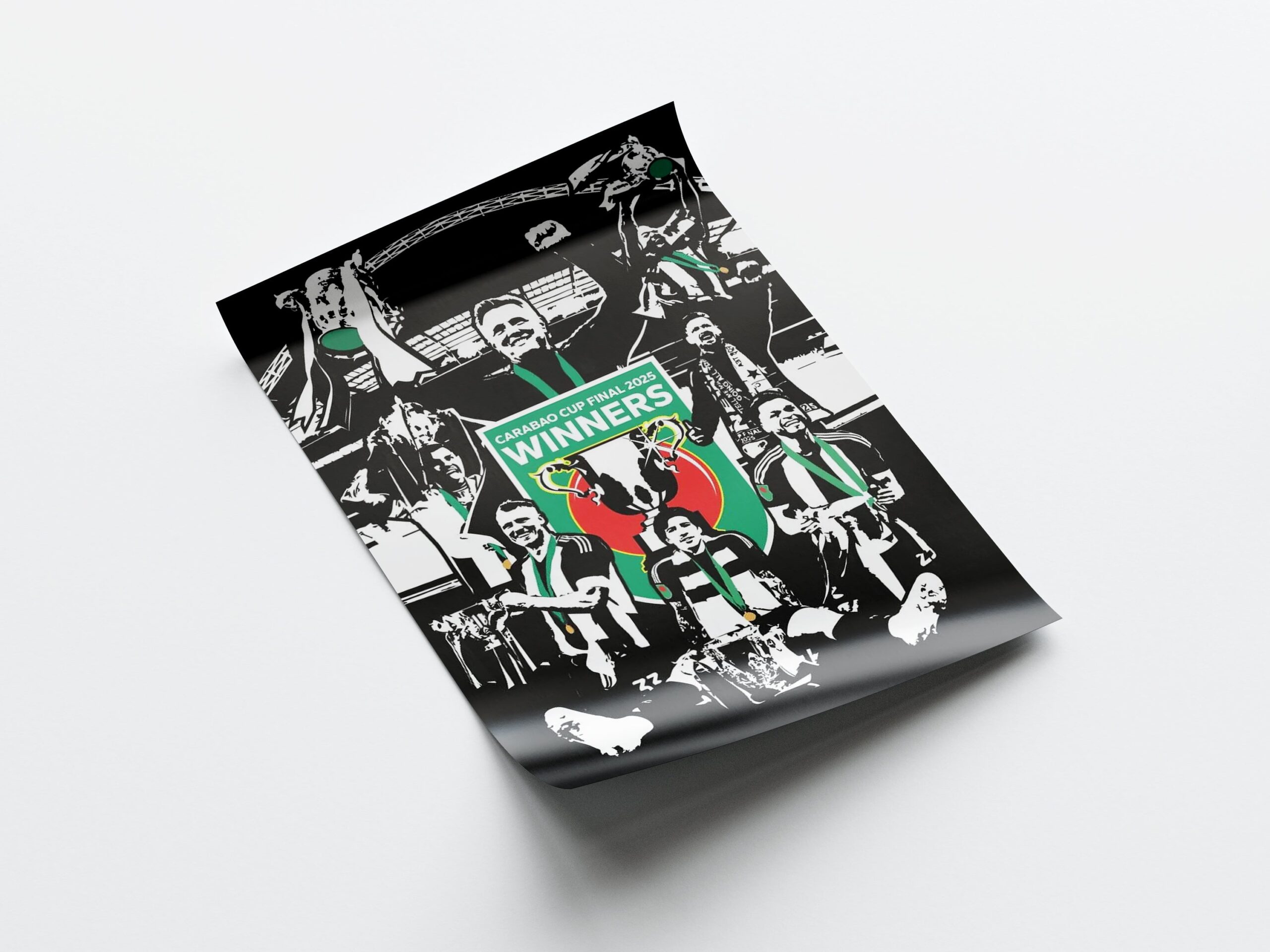 Newcastle United 'Carabao Cup' Poster - Image 4