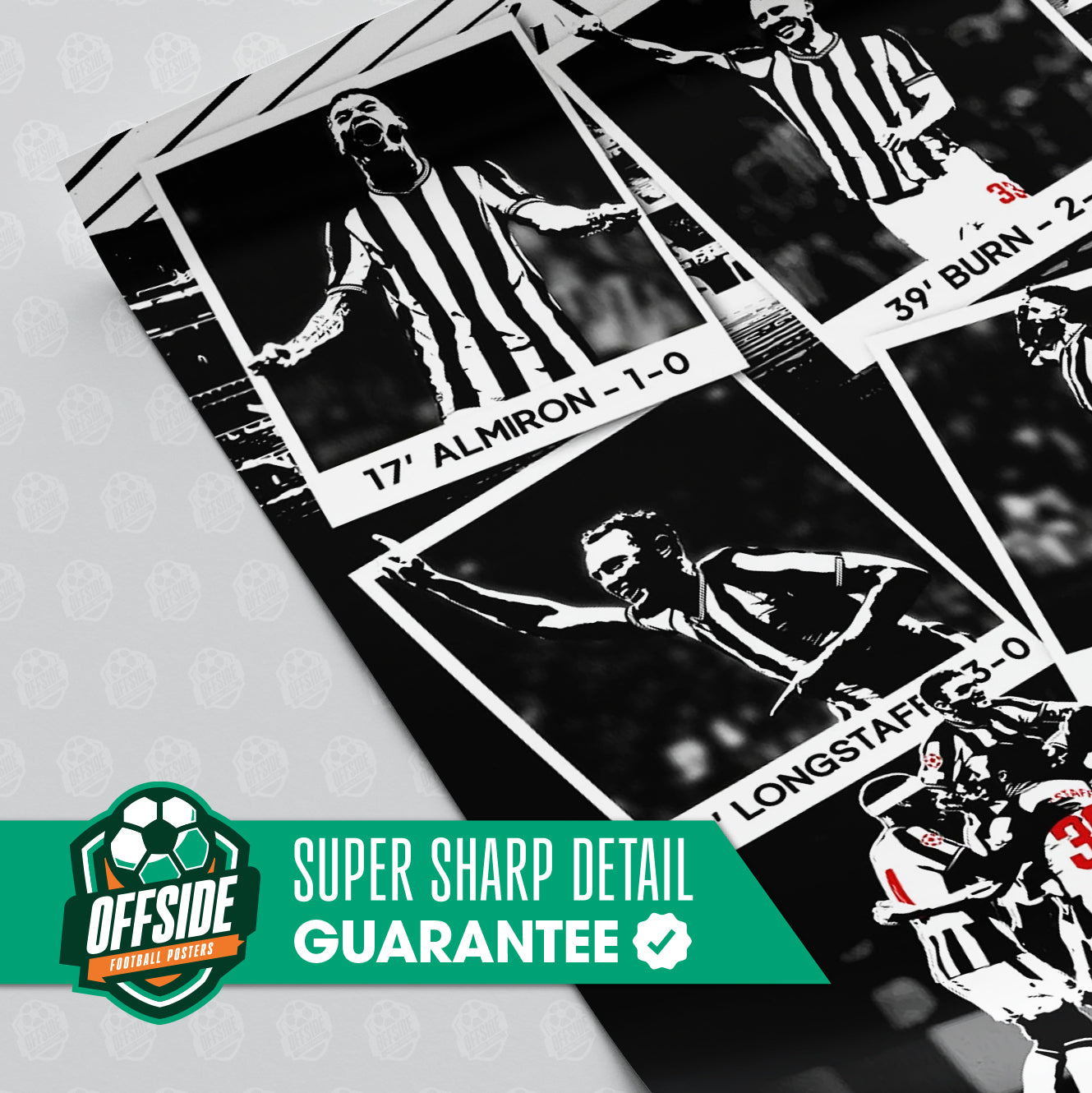 Newcastle United vs PSG Poster - Image 3