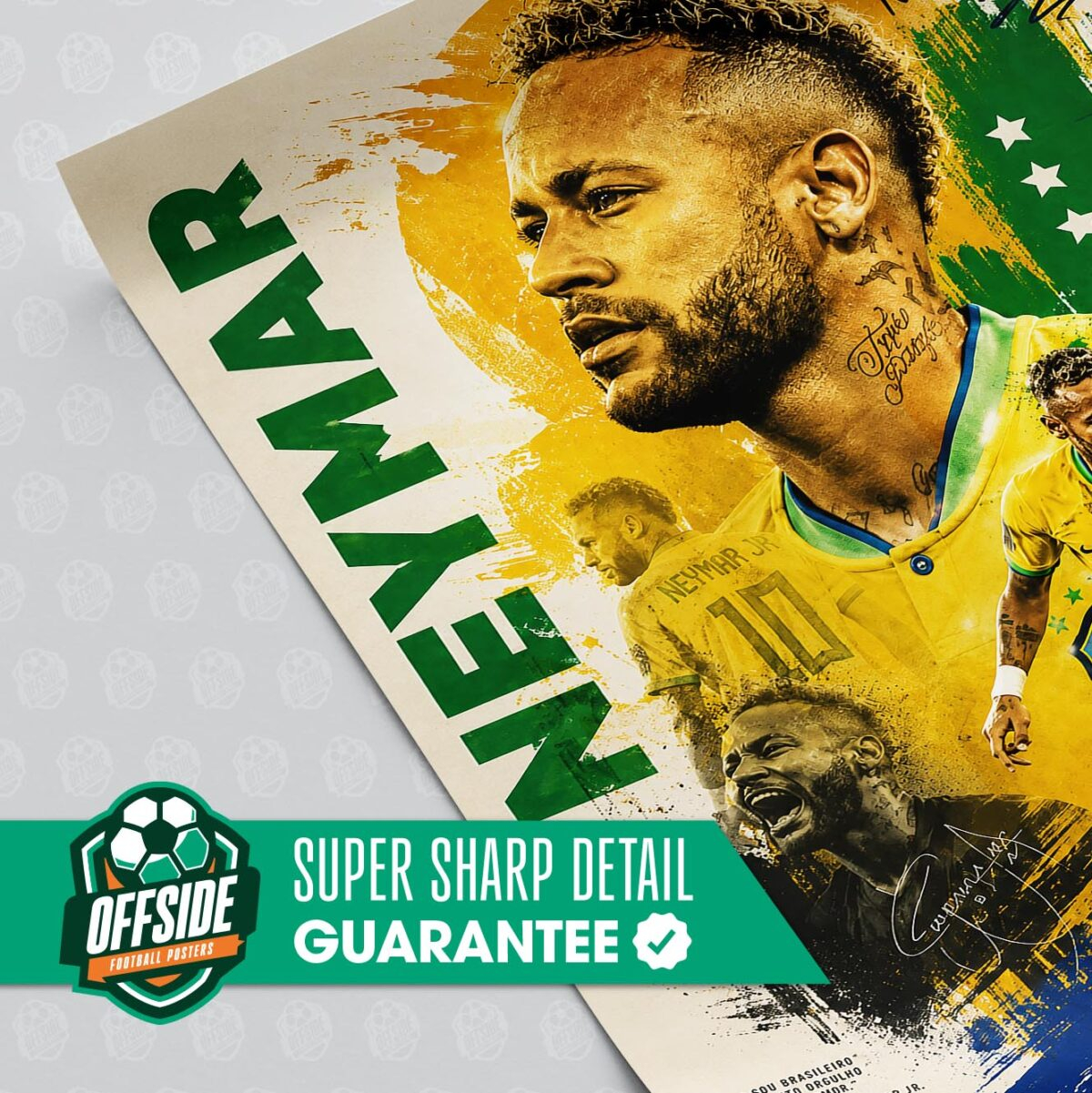 Neymar Jr 'Brazil' Poster - Image 3