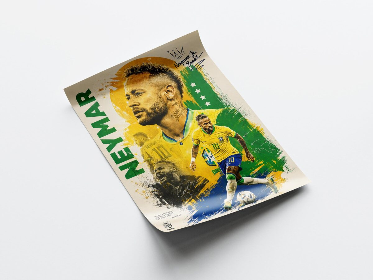 Neymar Jr 'Brazil' Poster - Image 4