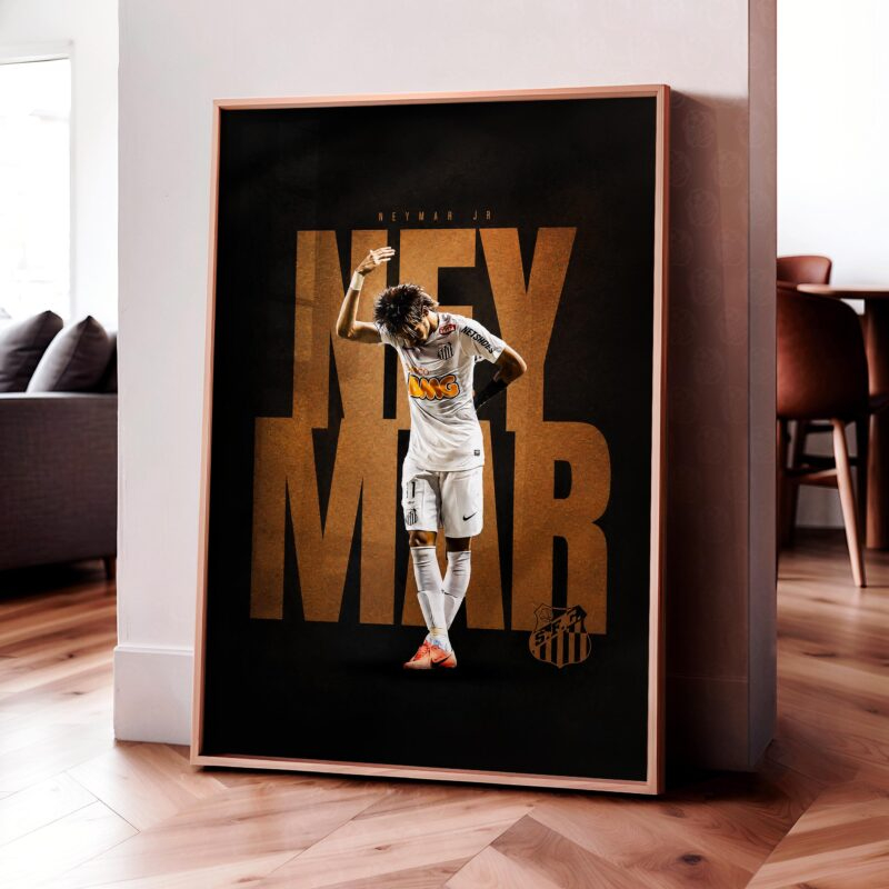 Neymar Jr. 'Santos' Poster