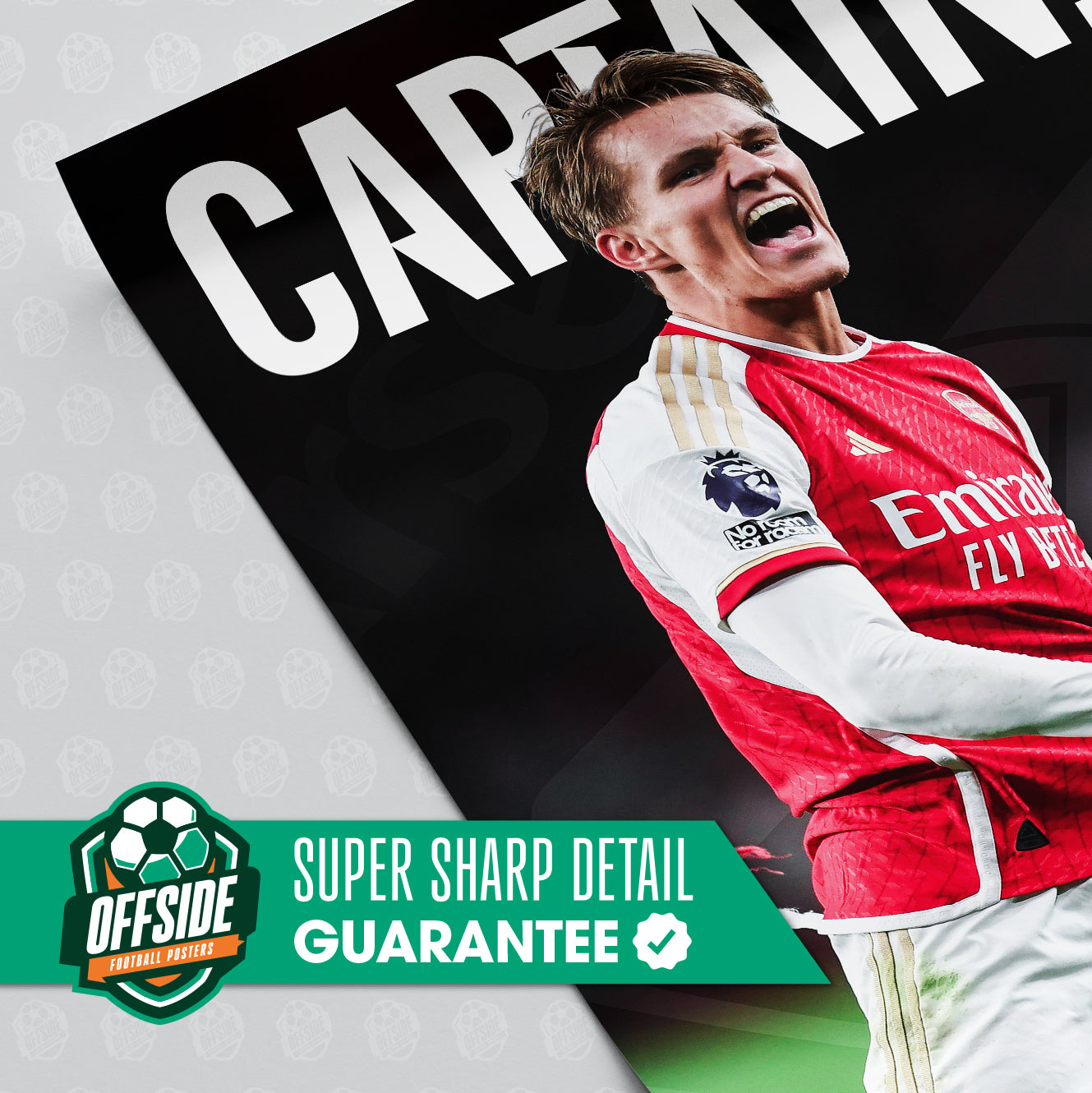 Martin Odegaard 'Captain' Poster - Image 3