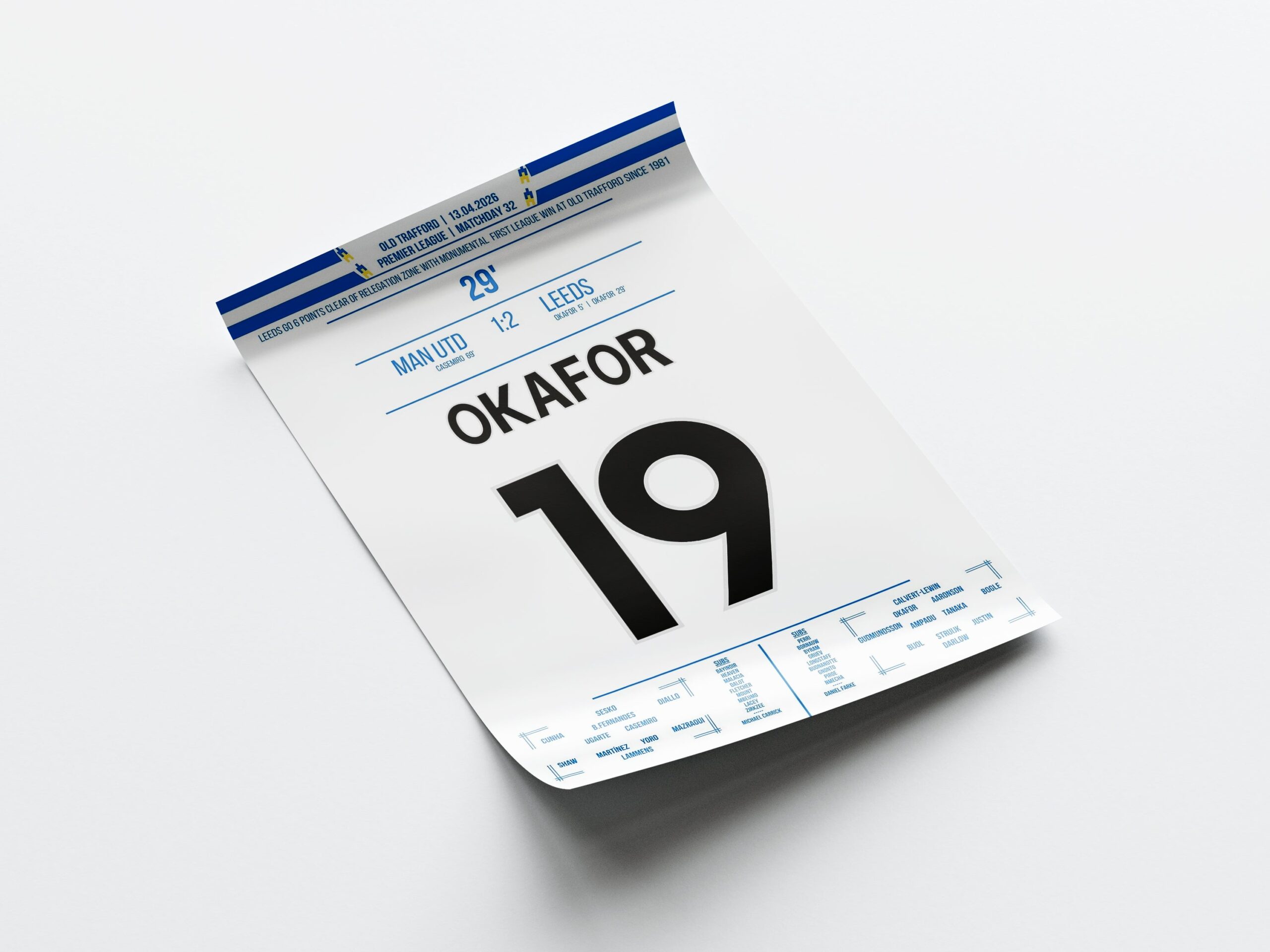 Noah Okafor 'EPL Jersey' Poster - Image 4