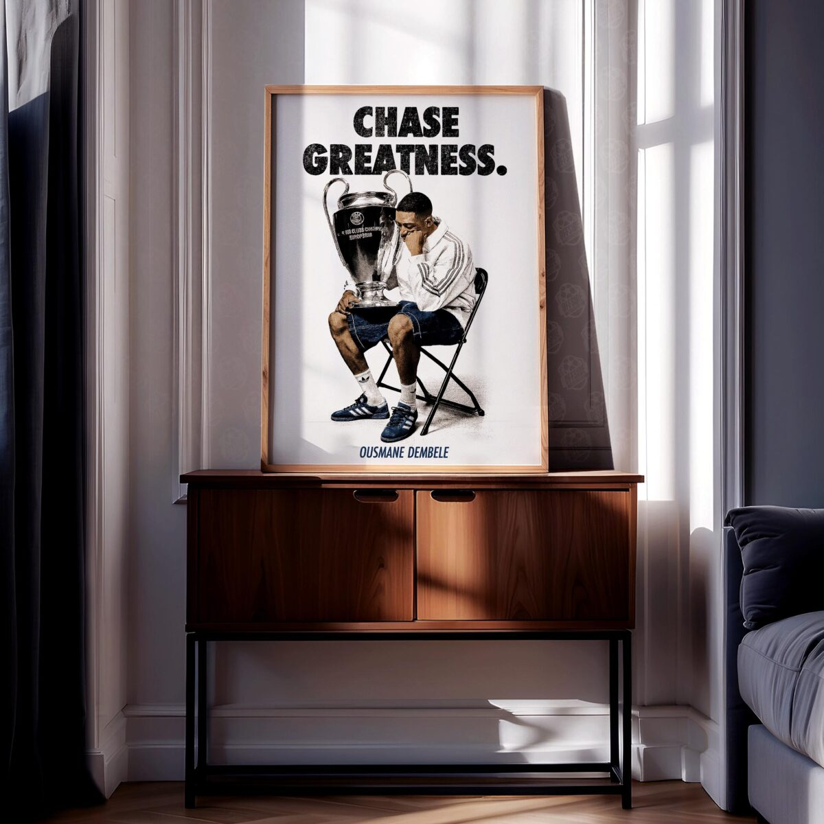 Ousmane Dembele 'Chase Greatness' Poster - Image 2