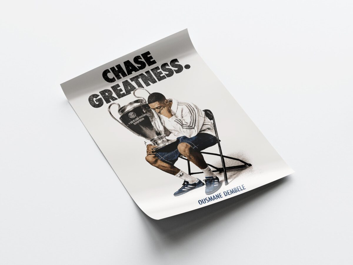 Ousmane Dembele 'Chase Greatness' Poster - Image 4