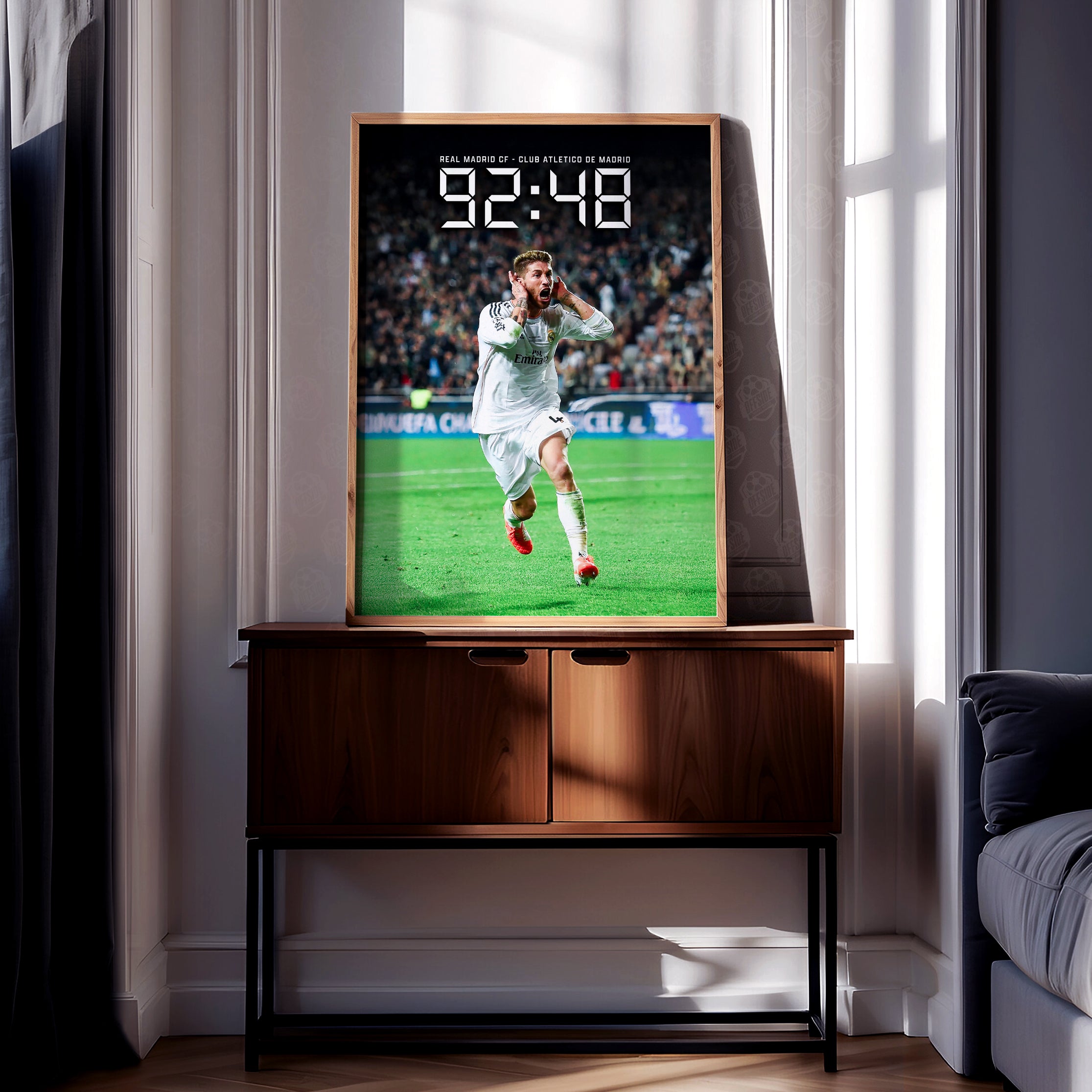 Sergio Ramos '92:48' Poster - Image 2