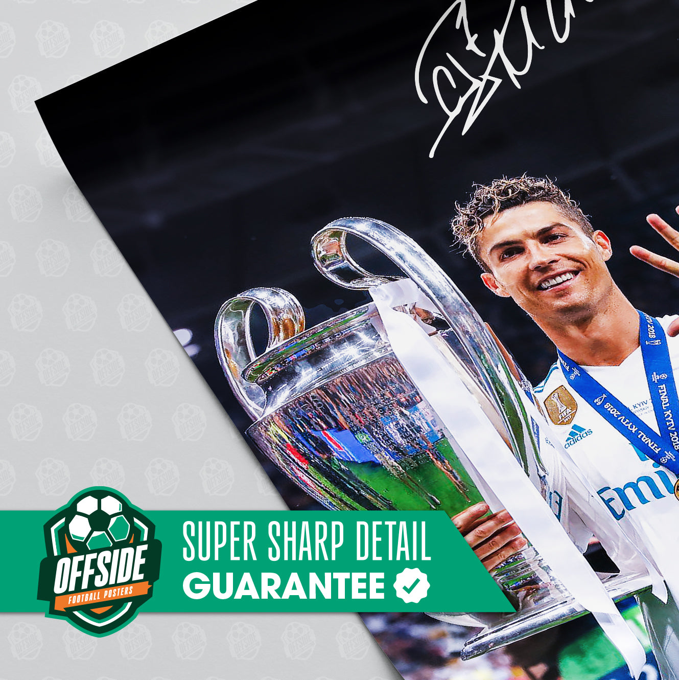 Cristiano Ronaldo '5x' Poster - Image 3