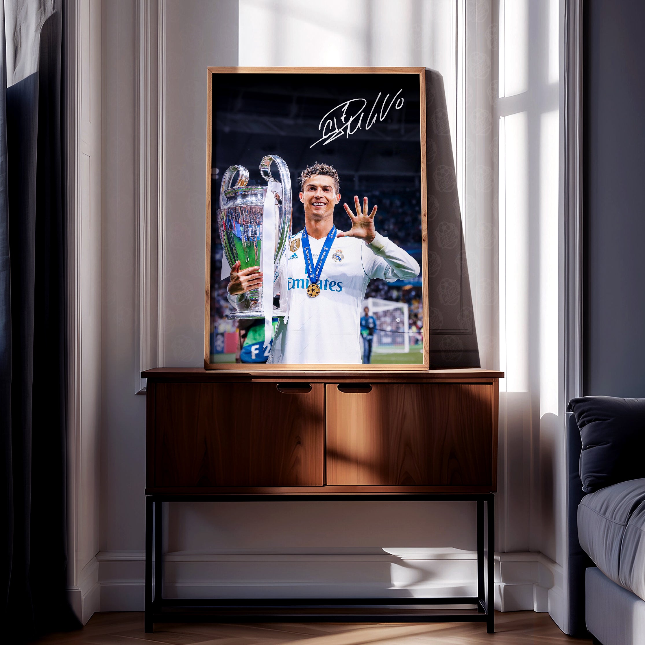 Cristiano Ronaldo '5x' Poster - Image 2