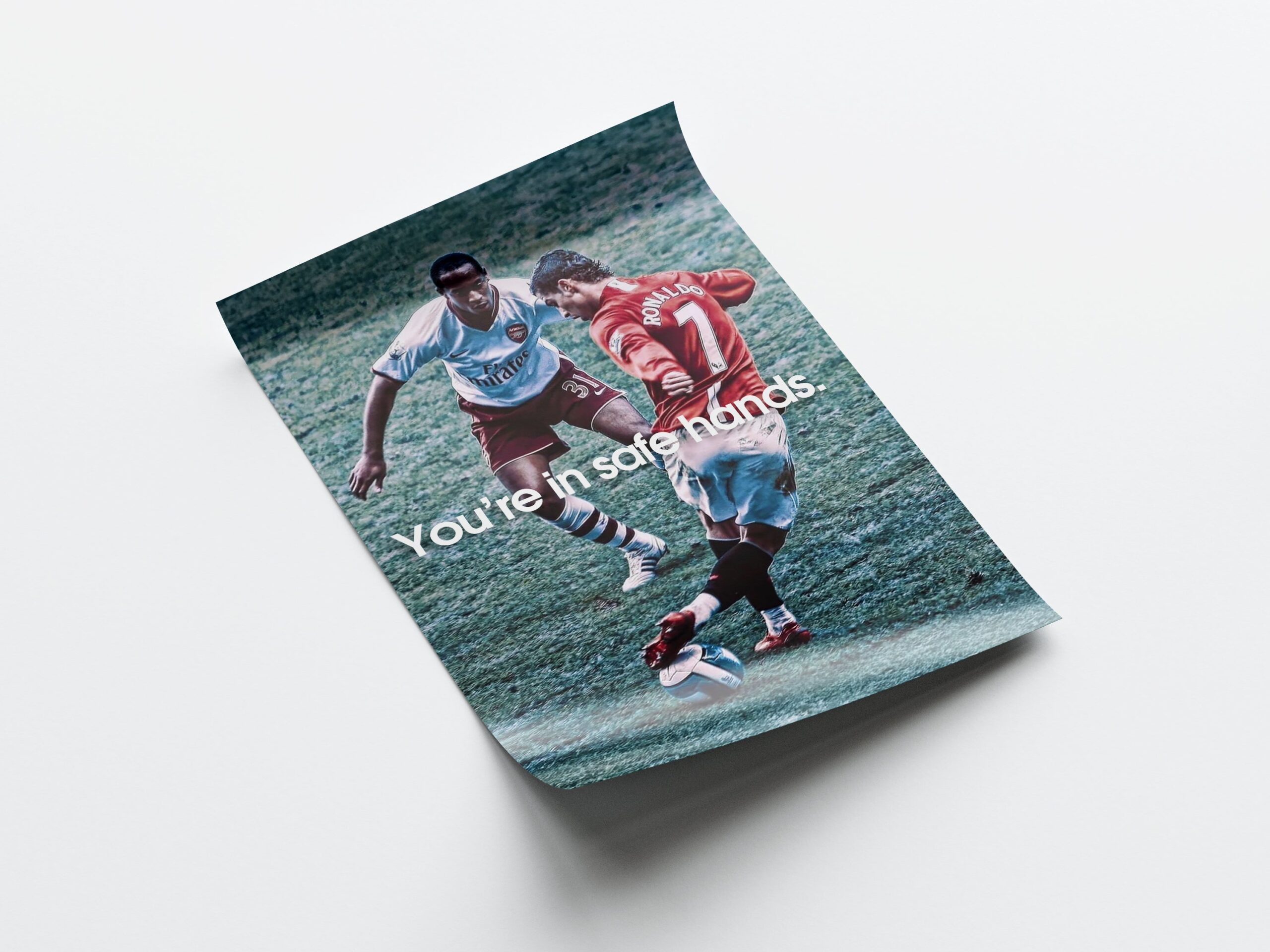 Cristiano Ronaldo 'You're In Safe Hands' Poster - Image 4