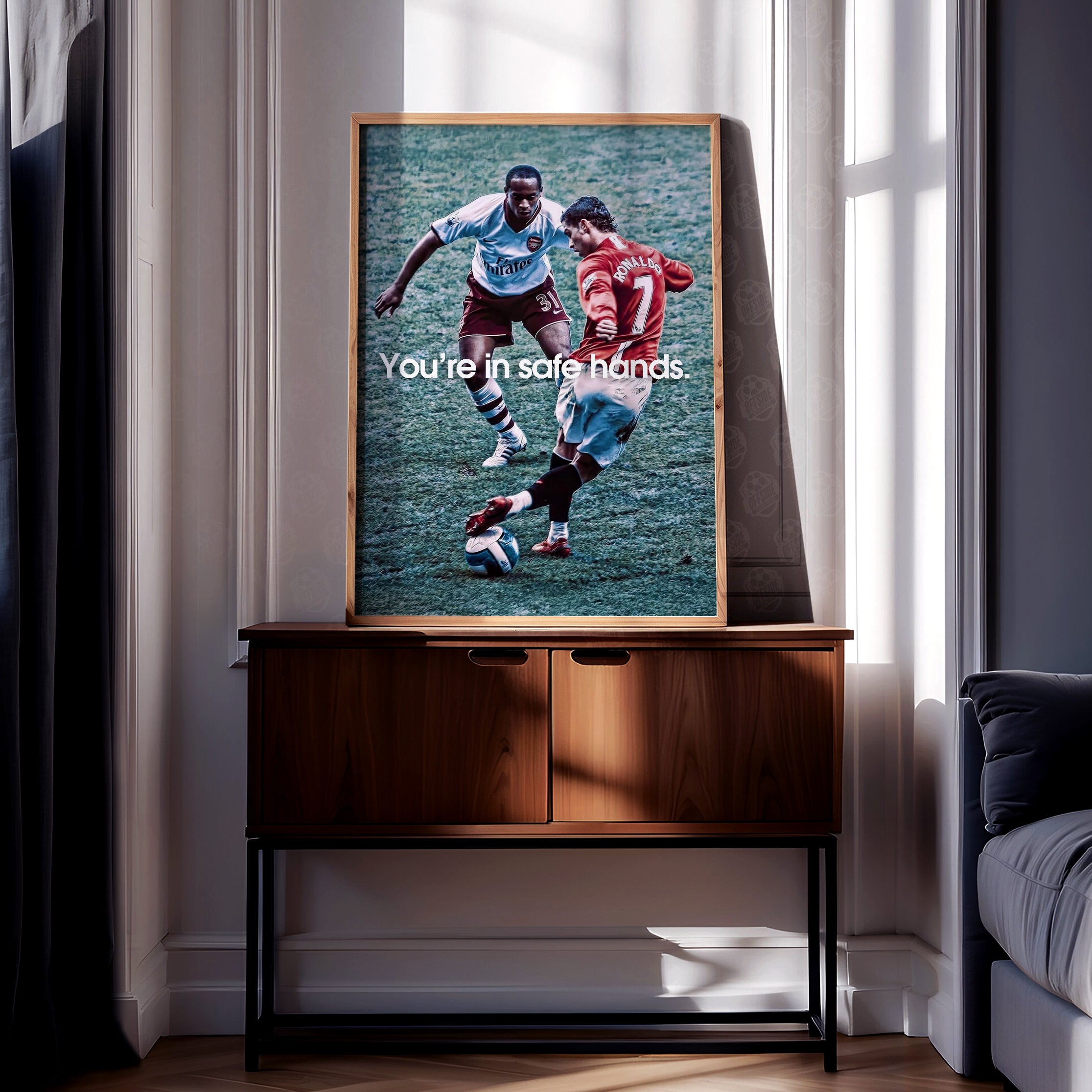 Cristiano Ronaldo 'You're In Safe Hands' Poster - Image 2