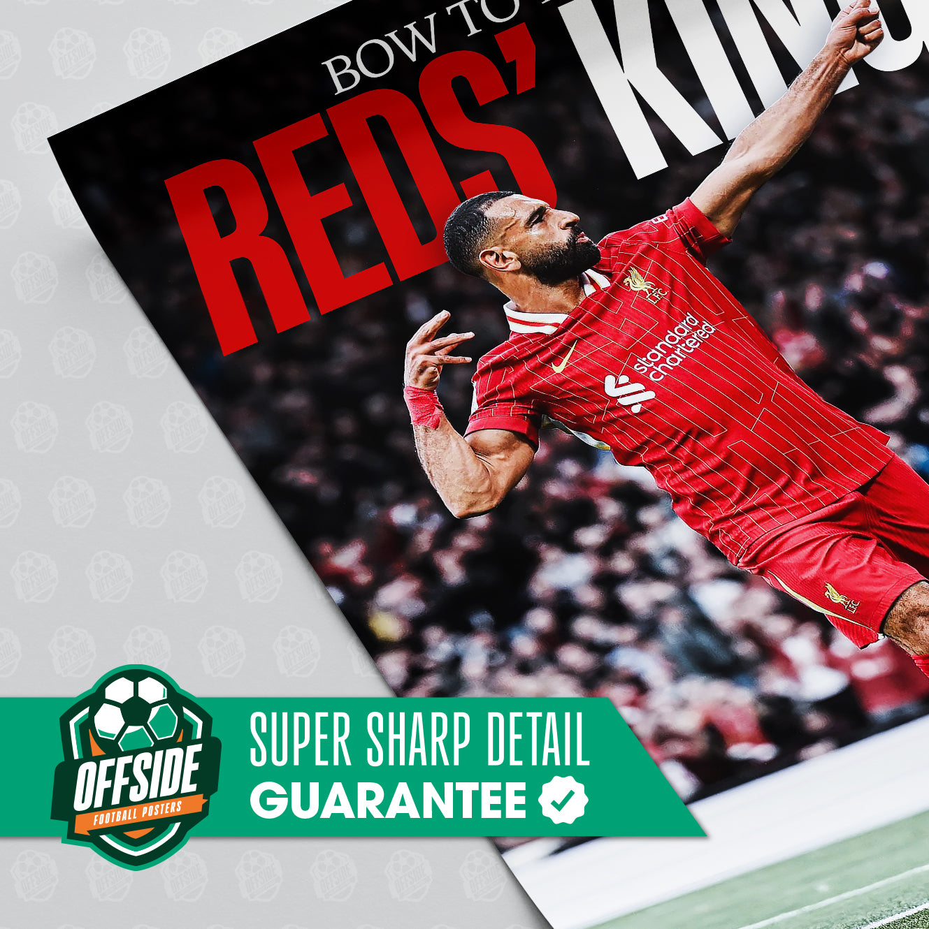 Mo Salah 'Reds' King' Poster - Image 3