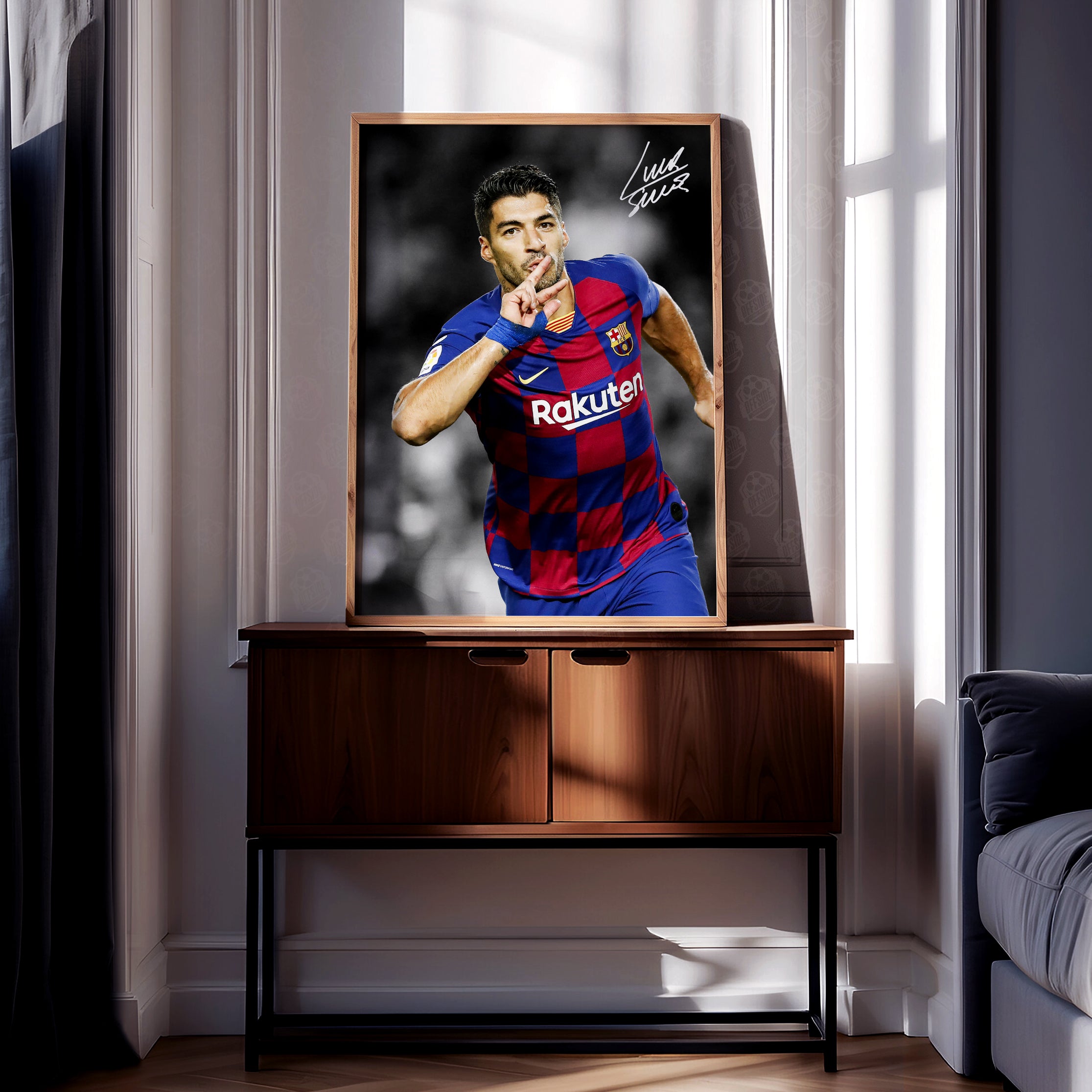 Luis Suarez Signature Poster - Image 2