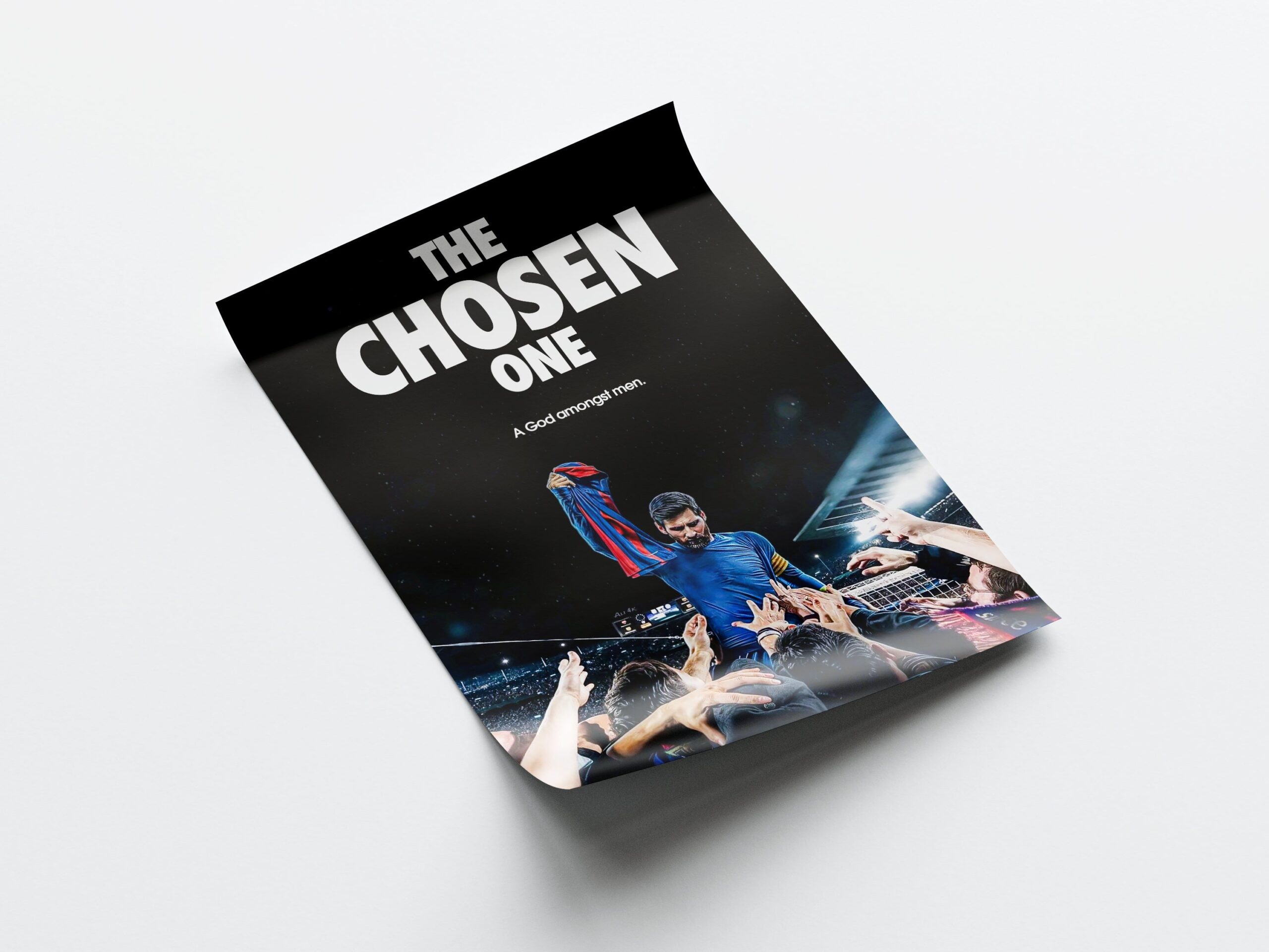 Lionel Messi 'God Amongst Men' Poster - Image 4
