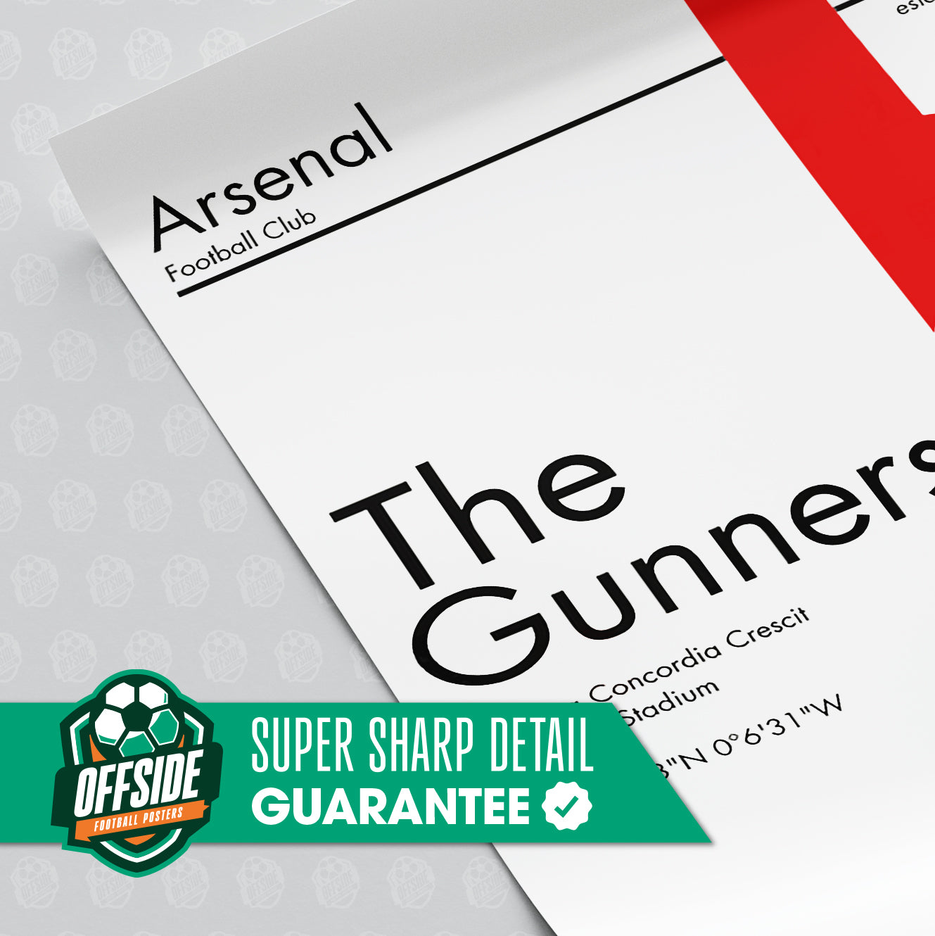 Arsenal 'The Gunners' Poster - Image 3