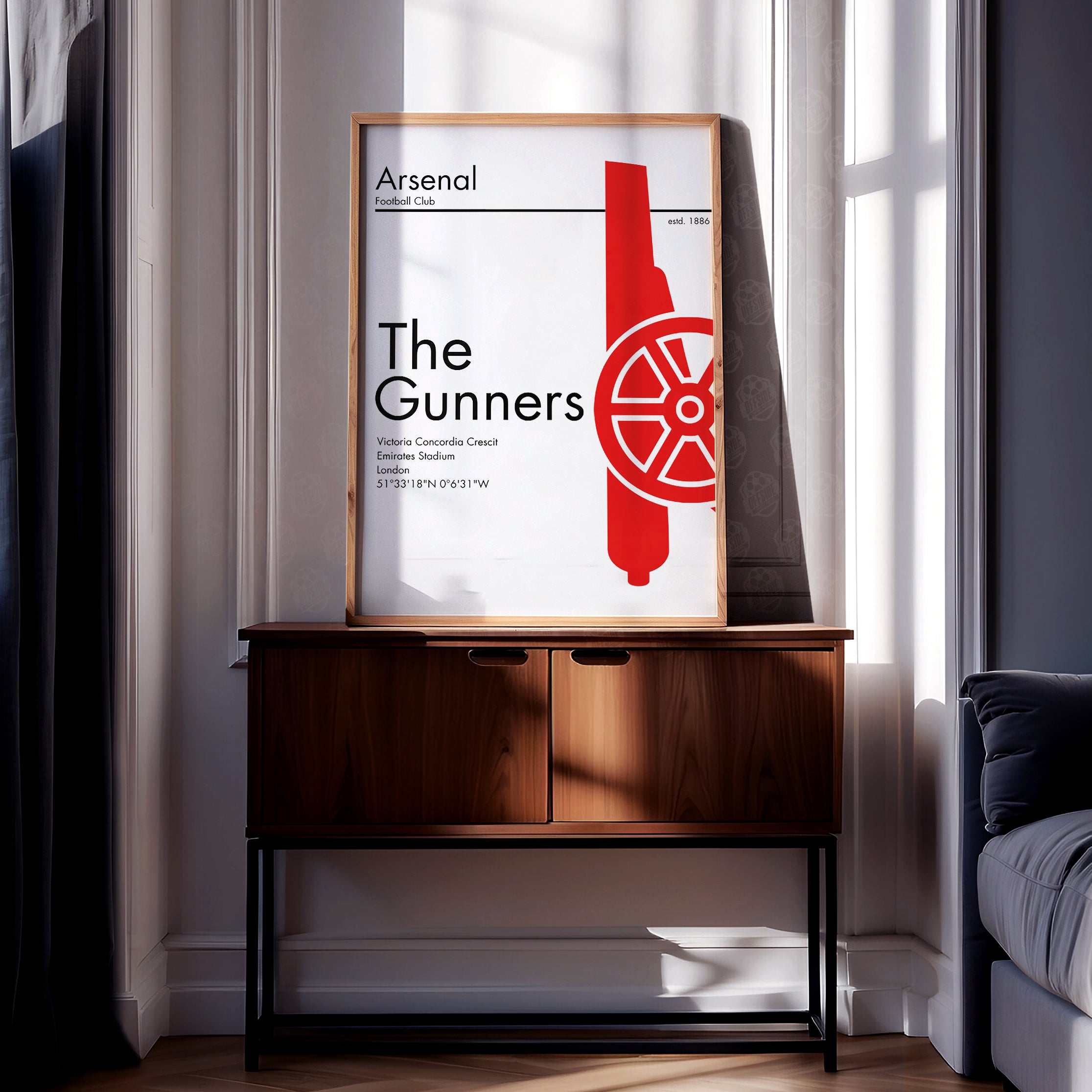 Arsenal 'The Gunners' Poster - Image 2