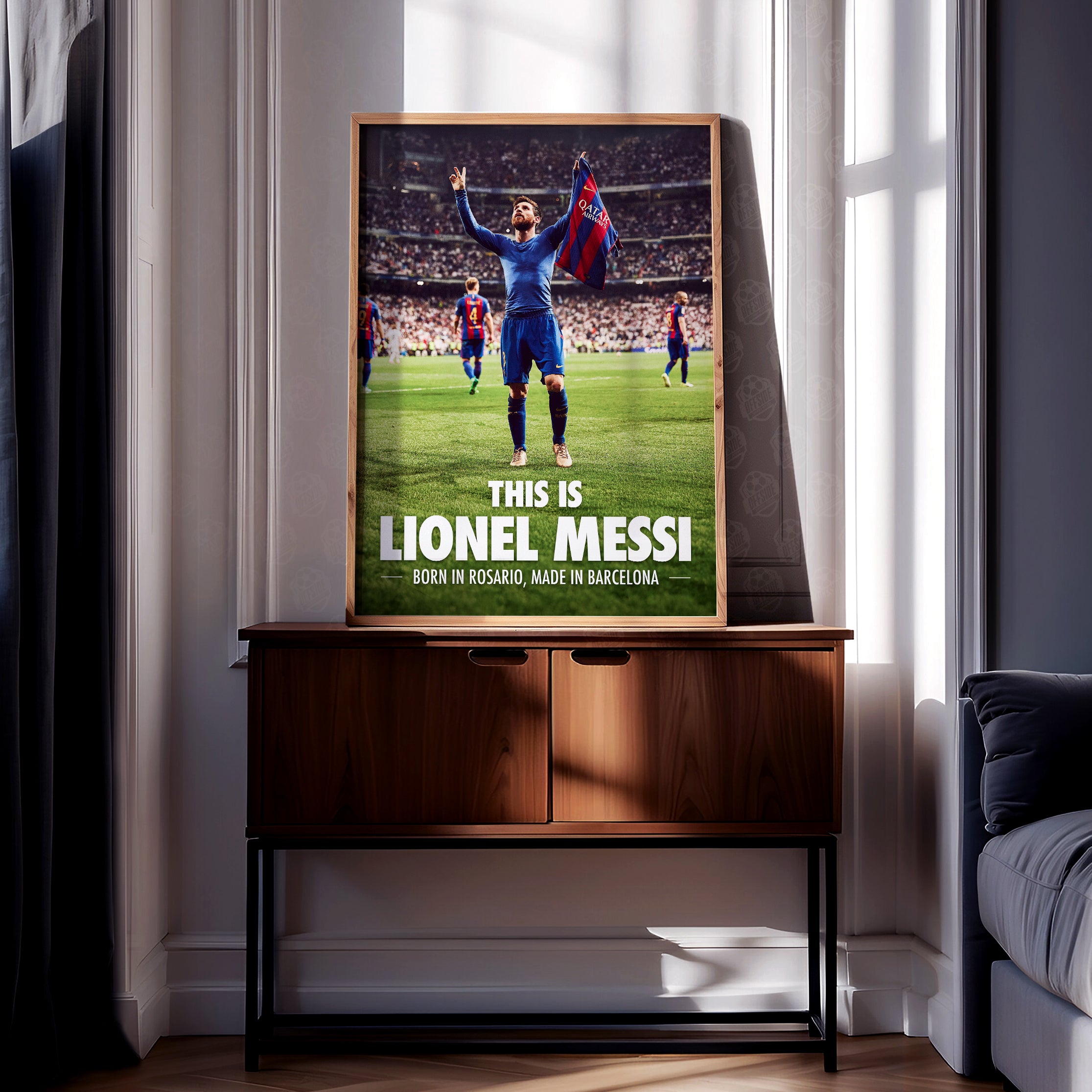 Lionel Messi 'Made In Barcelona' Poster - Image 2