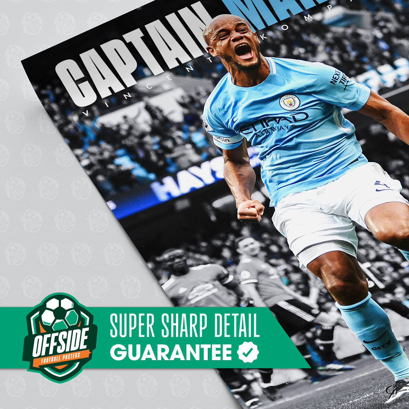 Vincent Kompany 'Captain Marvel' Poster - Image 3