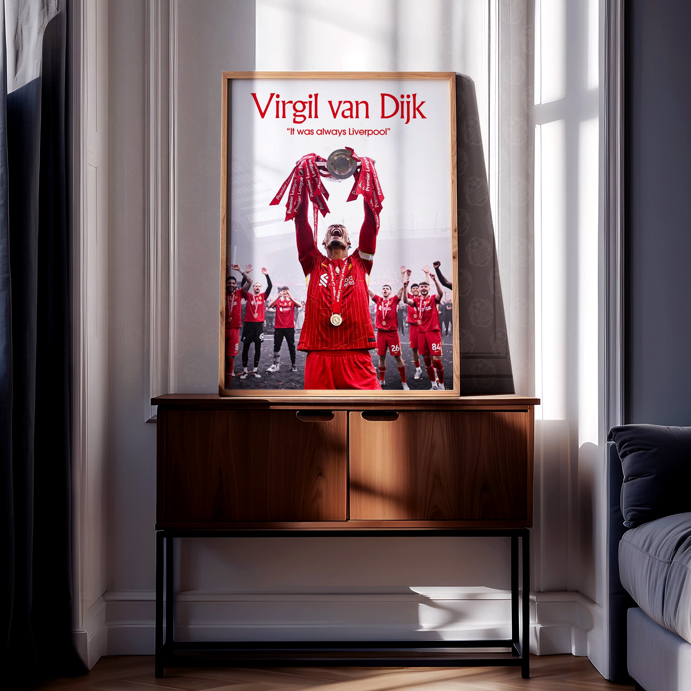 Virgil van Dijk 'Always Liverpool' Poster - Image 2