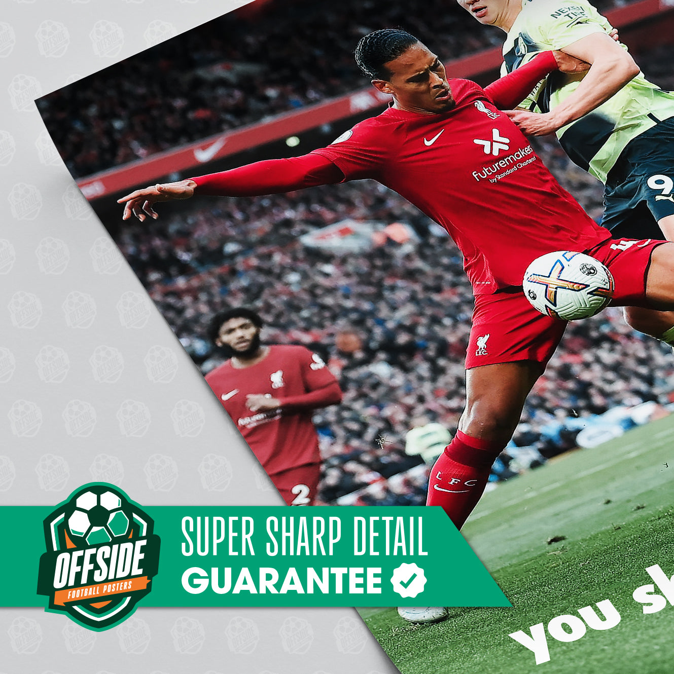 Virgil van Dijk 'You Shall Not Pass' Poster - Image 3