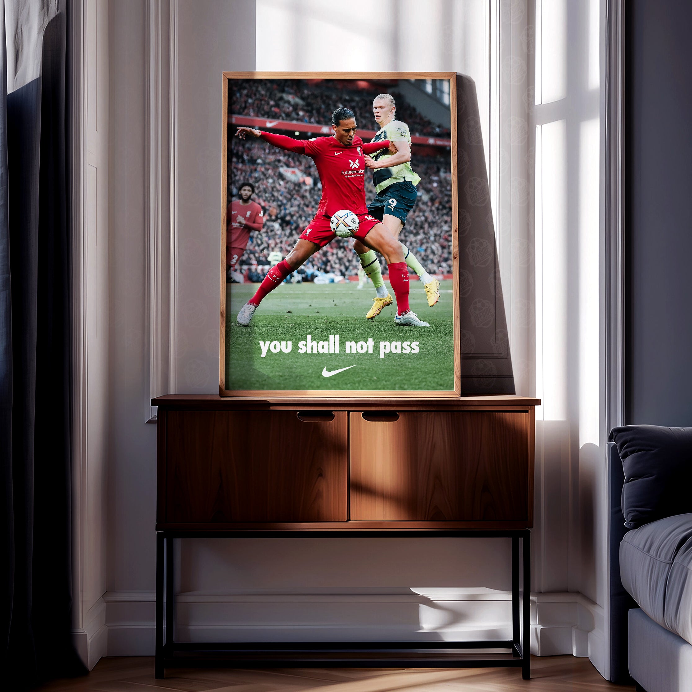 Virgil van Dijk 'You Shall Not Pass' Poster - Image 2