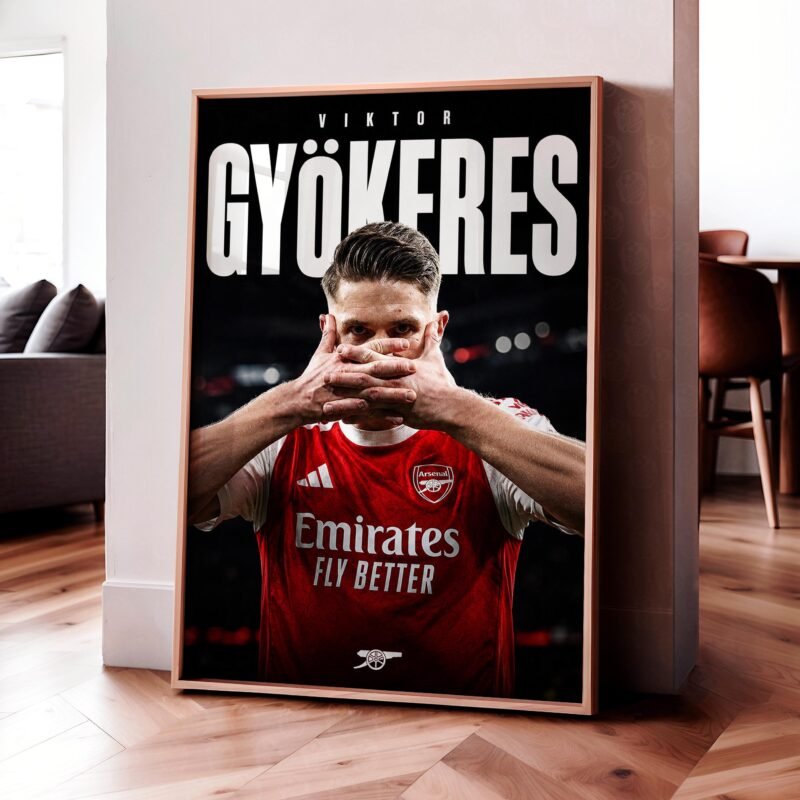 Viktor Gyokeres 'Mask' Poster