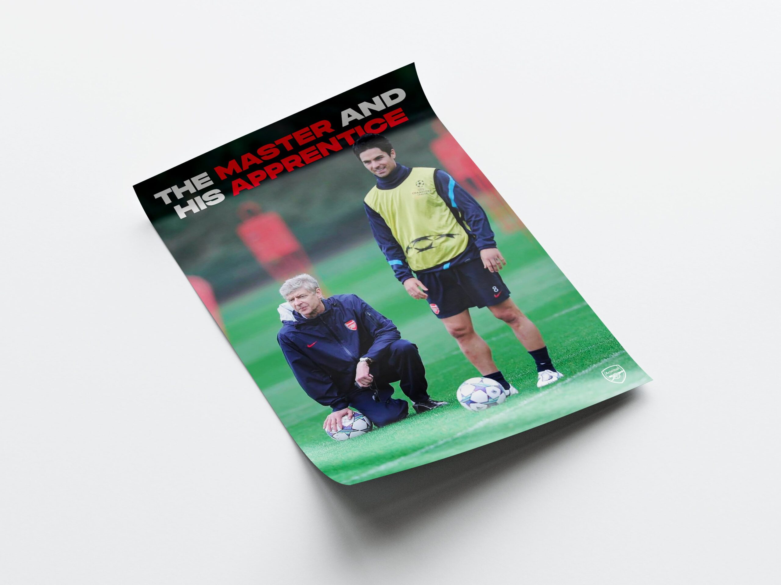 Arsene Wenger x Mikel Arteta 'Master x Apprentice' Poster - Image 4