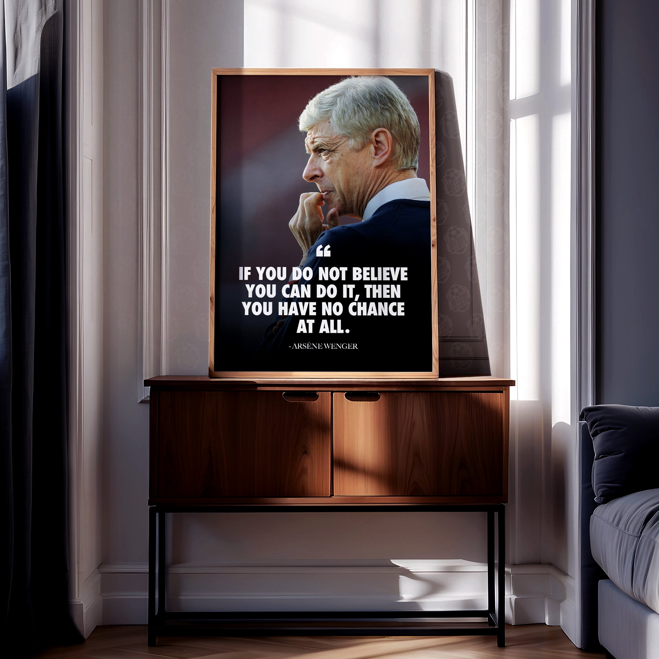 Arsรจne Wenger Quote Poster - Image 2