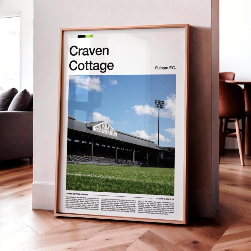 Craven Cottage Poster