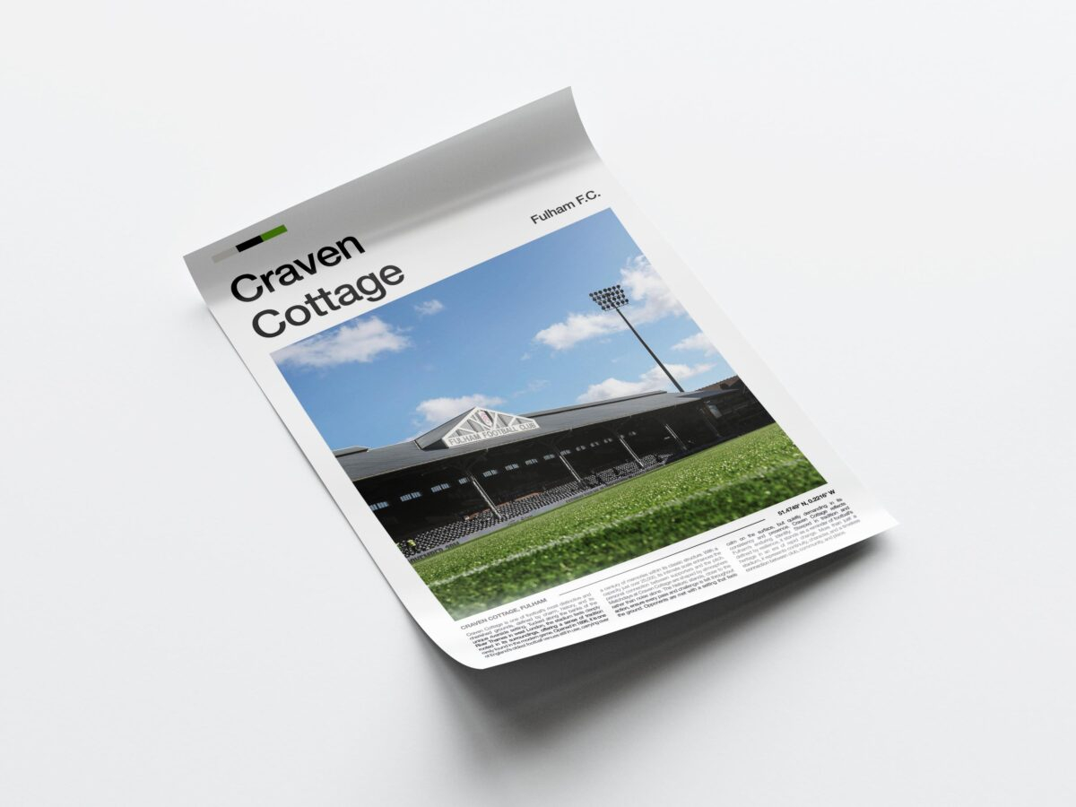 Craven Cottage Poster - Image 4