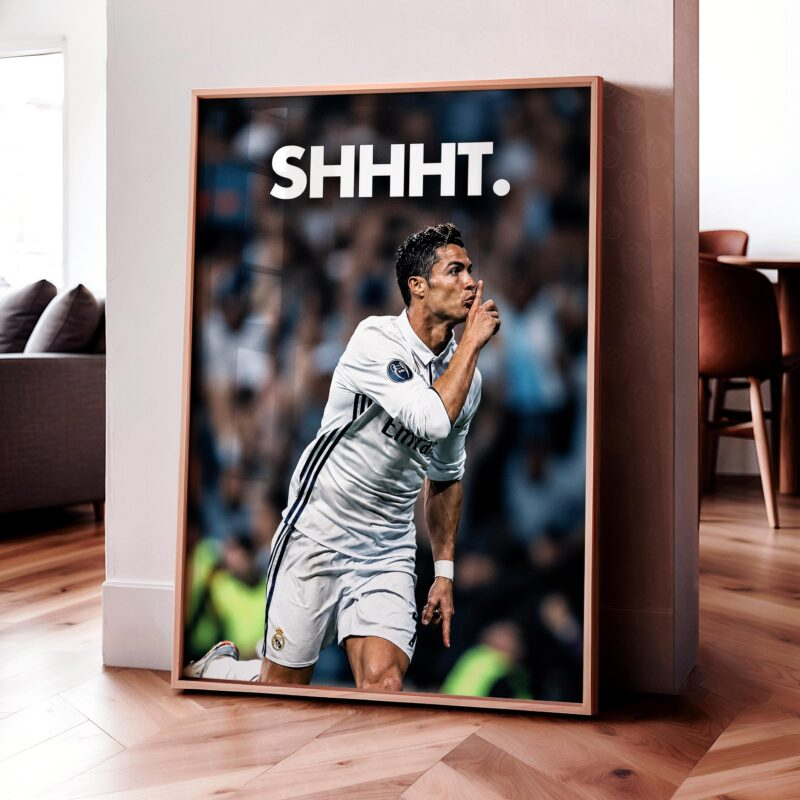 Cristiano Ronaldo 'Shhht' Poster