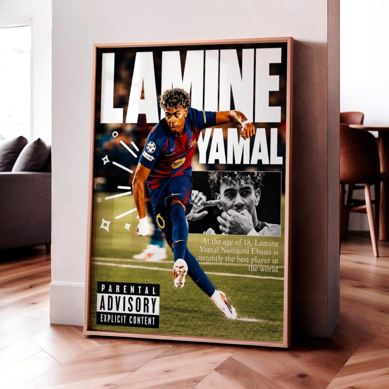 Lamine Yamal 'Explicit Content' Poster