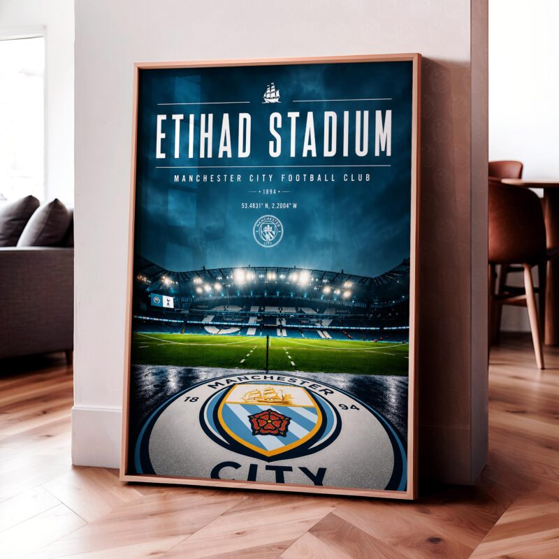 Manchester City 'Etihad' Poster