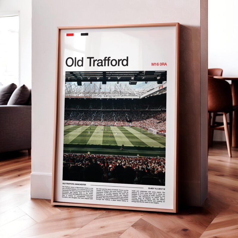 Old Trafford Poster