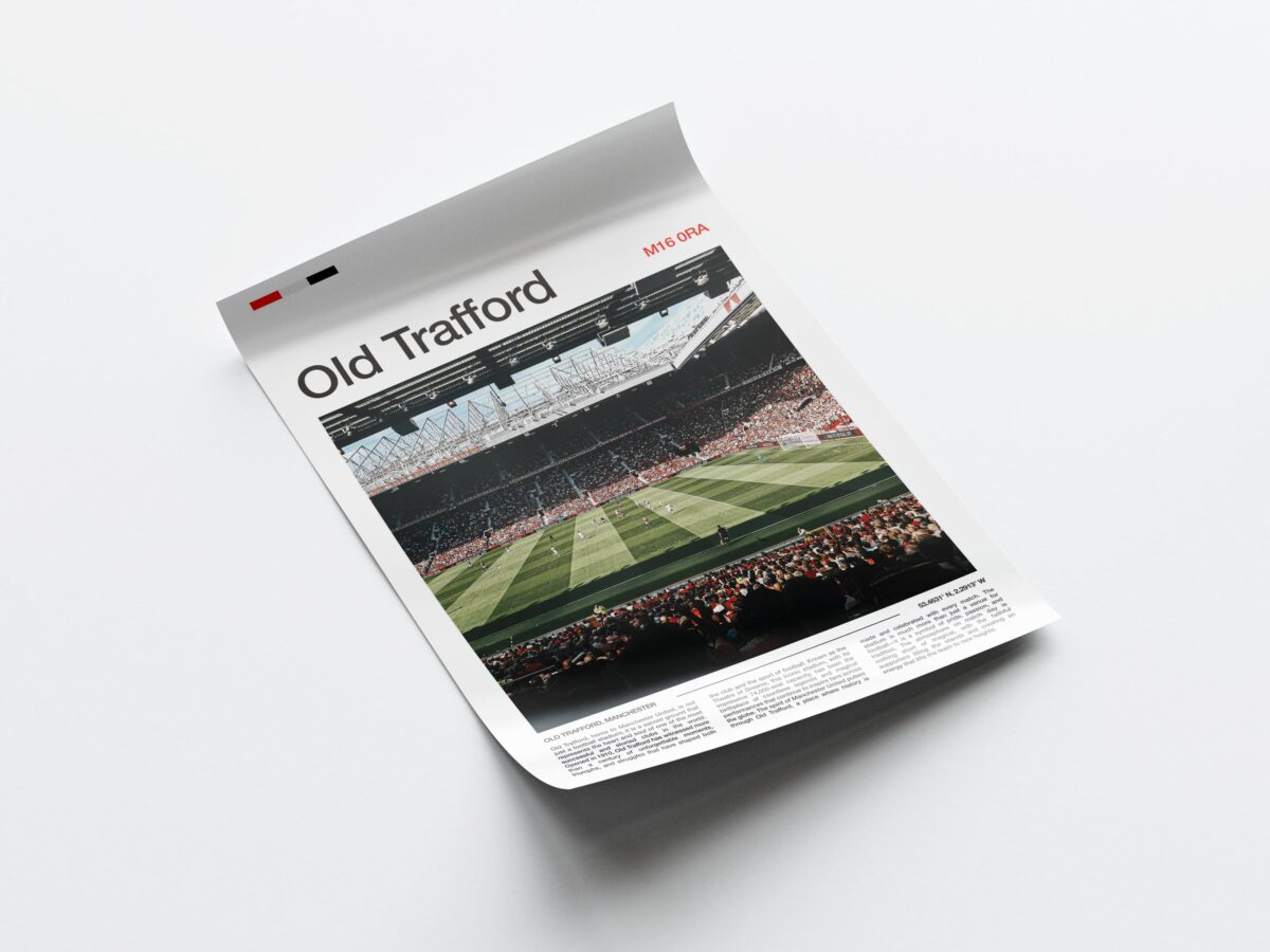 Old Trafford Poster - Image 4