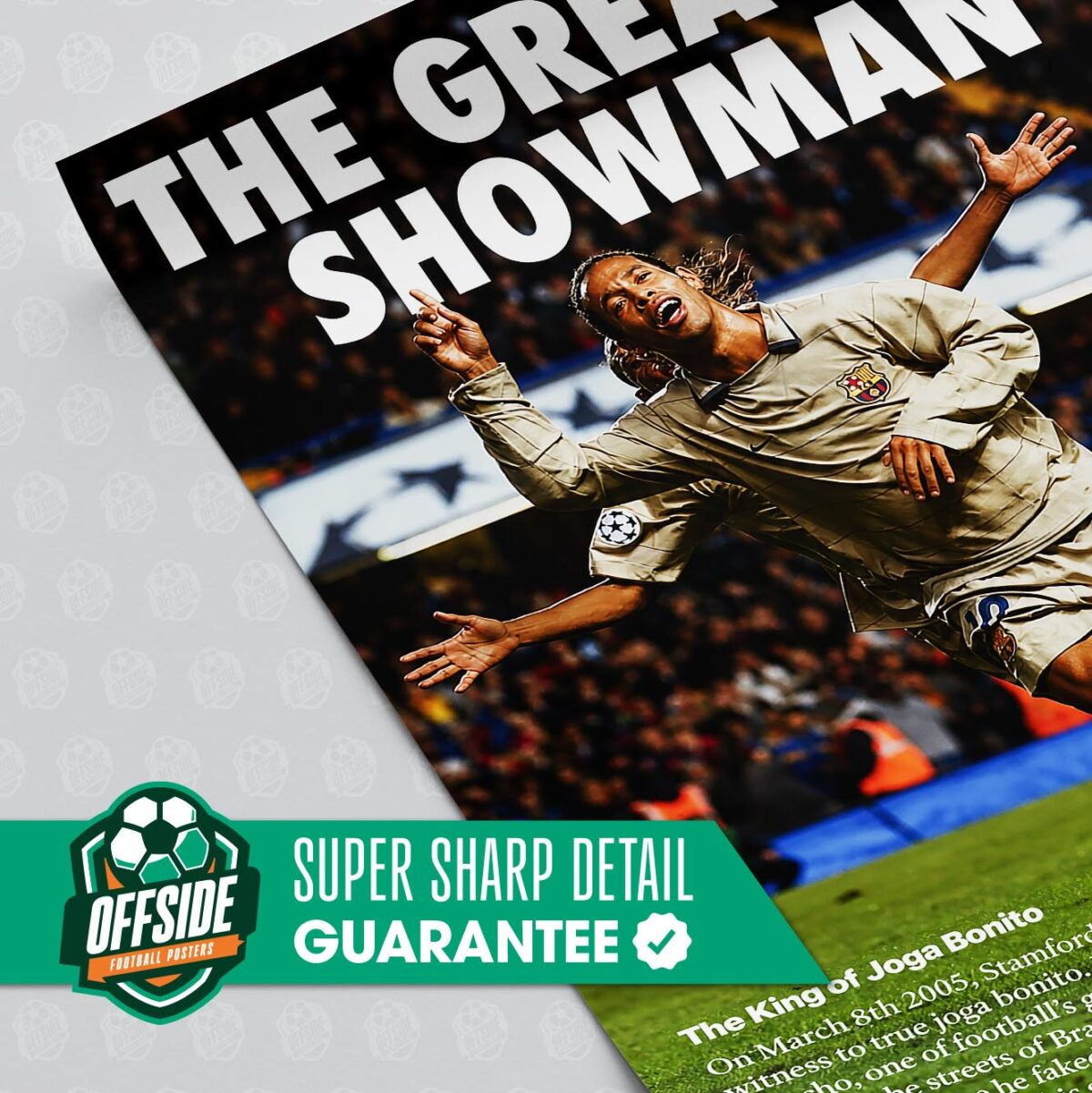 Ronaldinho 'Greatest Showman' Poster - Image 3