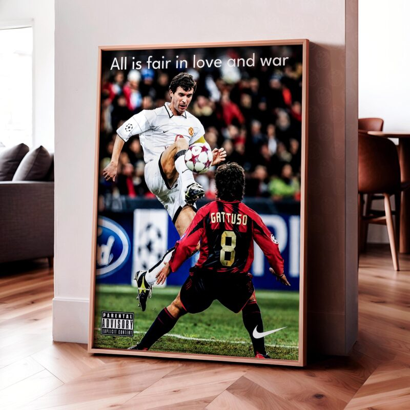 Roy Keane 'Love And War' Poster