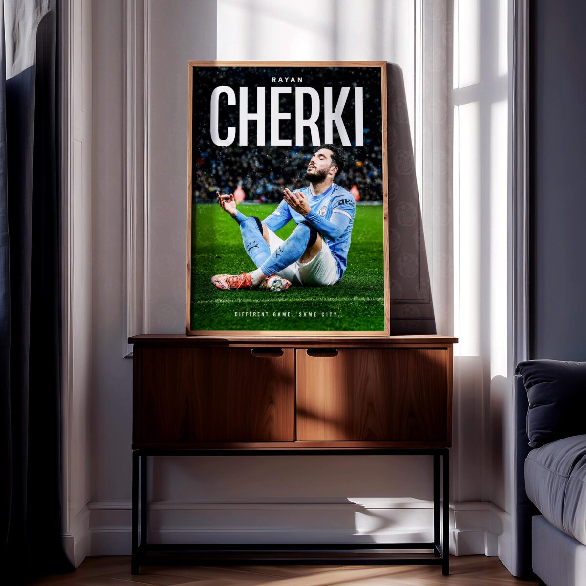 Rayan Cherki 'Same City' Poster - Image 2