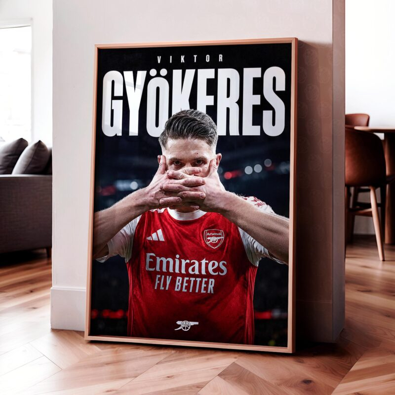 Viktor Gyokeres 'Mask' Poster