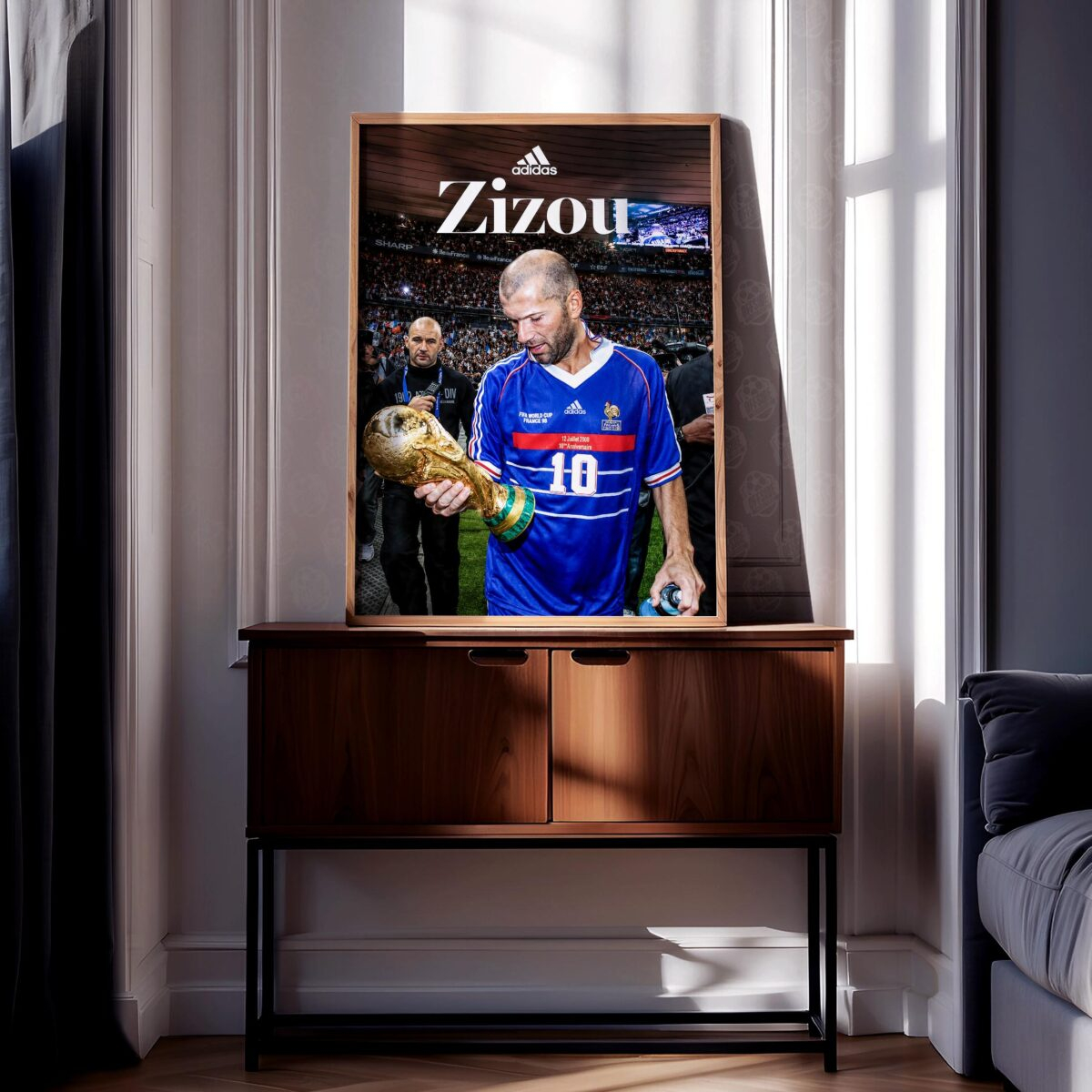 Zinedine Zidane 'World Cup' Poster - Image 2